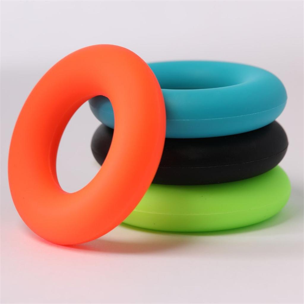 Anello con Impugnatura Liscia in Silicone Attrezzatura Fitness, Esercizio Muscoli Avambraccio, Riabilitazione Dita Polso