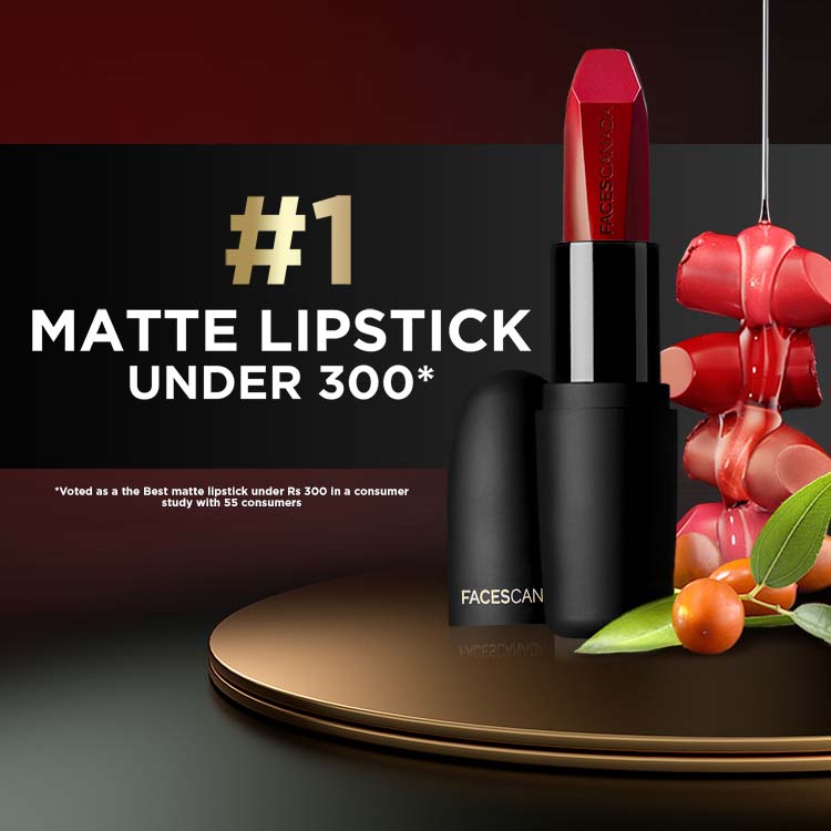 Faces Canada Weightless Matte Lipstick 4g Bombshell Red 09 (Red)