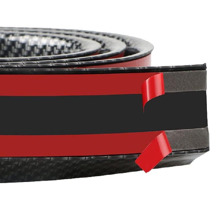Universal Carbon Fiber Trunk Spoiler Lip Kit, 4.92ft/1.5m Universal Carbon Fiber