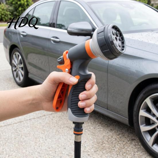 Labor-saving Water Nozzle Garden Hose Nozzle High Pressure Heavy Duty Hand Durable Sprayer Sprayer Adjustable for Plants Watering Car Washing