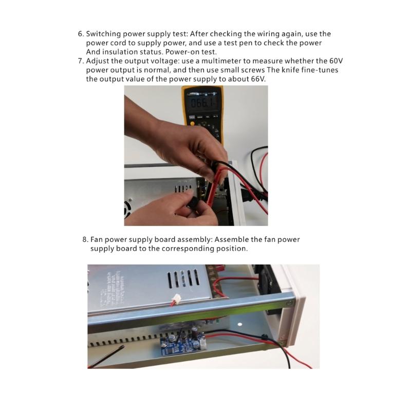 1 Set H08 Housing Shell Loose Part for WZ6008 Adjust Power Supply (Loose Part Not Include Power Supply Self-Assembly)