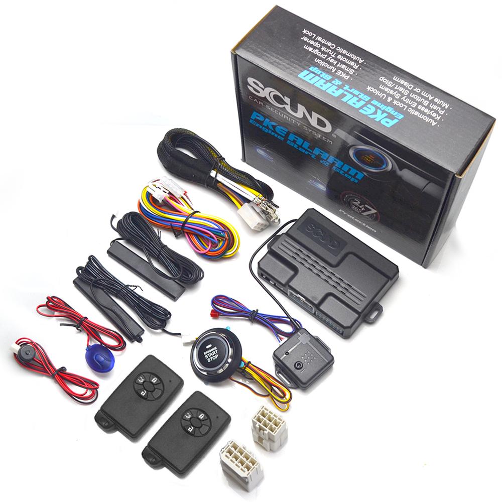 For Toyota Car Alarm Start Stop System Remote Start Engine Ignition Kit Keyless Entry Accessories Yaris Corolla Rav4 Hilux Auris
