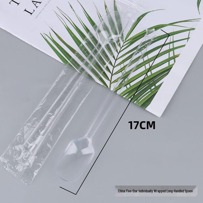 Handun Disposable Plastic Takeaway Soup Spoons