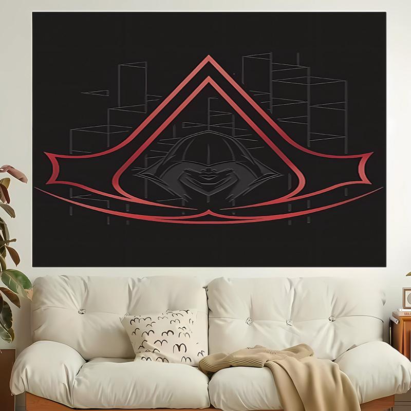 1pc A-Assassin's Creed Tapestry, Living Room, Bedroom, Office, Party Decor, Ideal Festive Gift