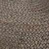 Handcrafted Footstool Light Grey 45 x 30 cm Jute