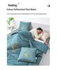 2025 Starry Sky Sika Deer Cotton Pillow & Blanket Set