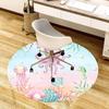 1PC octopus seahorse Non-Slip Floor Round carpet, Office, family, bedroom, Large Area Rug Indoor Rugs,  Durable Polyester-Z0406