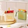 Portable Instant Noodle Bowl - No-Wash, Easy Storage, Multifunction Cooker for Students & Dorms