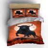 Black Bull and Moon. Bedding Sets Duvet Cover Sets Duvet Covers Pillowcases(1 * Duvet Cover 2 * Pillowcases Without Duvet Insert)