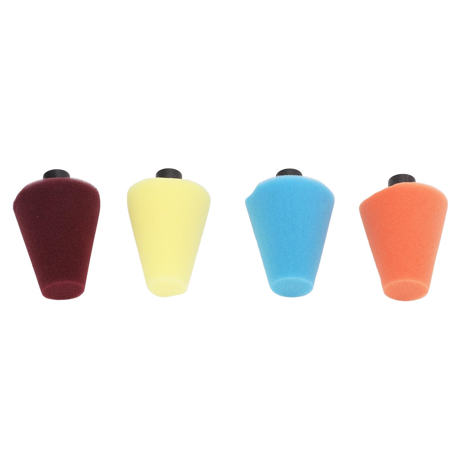 

Wheel Buffing Sponge Drill Buffing Cone Shaped Sponge With Multi Stiffness Levels for Car Wheel Hub