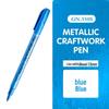 Guangna GN550 Gold & Silver Paint Pen for DIY Photo Albums & Black Cardstock Highlighting.
