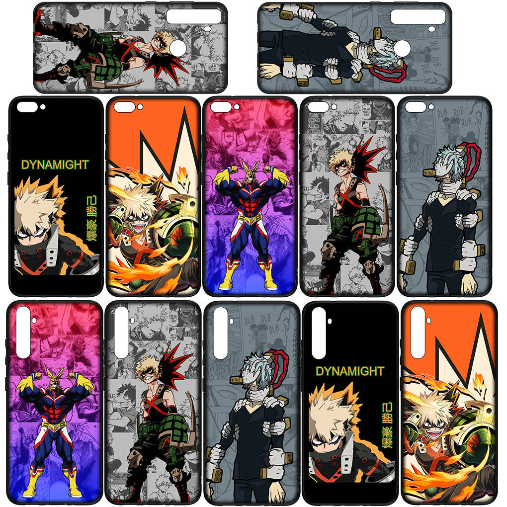 For Samsung Galaxy S24 S23 iPhone 16 15 14 Xiaomi Redmi Note 13 12 11 10 8 Plus 9 Pro Max X XR Phone Case Poster My Hero Academia OPPO Huawei Cover
