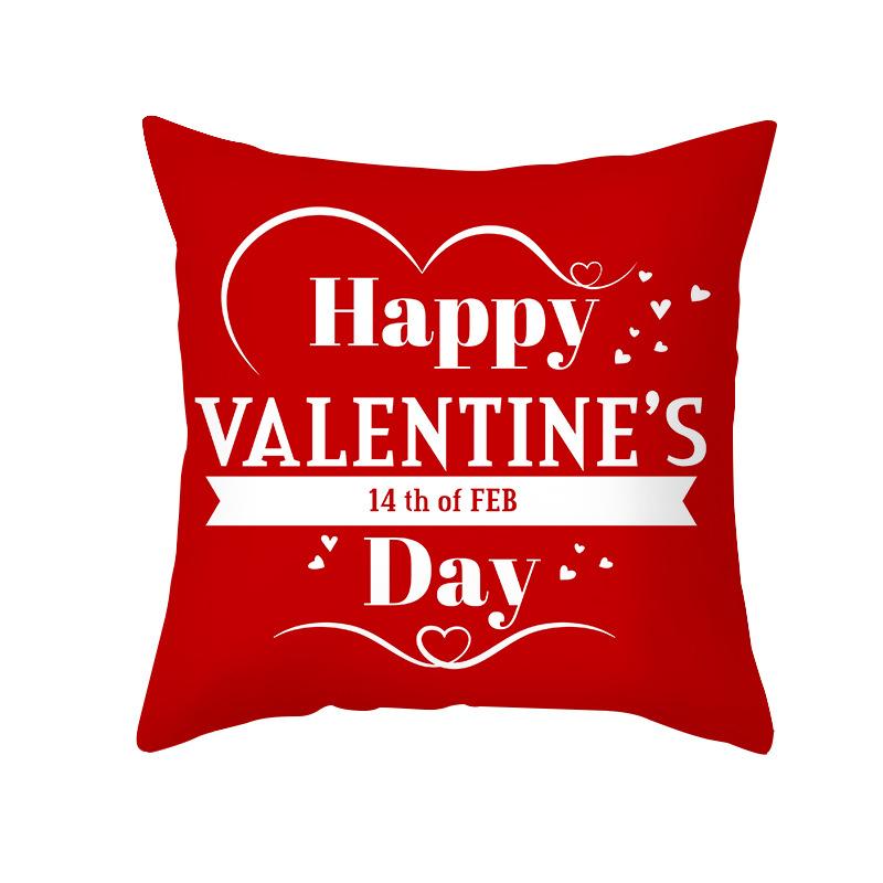New Valentine's Day Theme Pillow Cover Home Pillow Cushion Cover