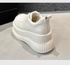 Fashion Platform Loafers Women's Spring Muffin Sole Versatile British Small Leather Shoes Small Inner Height Increase Women's Shoes