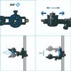 New Laser Level Telescopic Rod Woodworking Ceiling Installation Rod Multi-functional Gimbal Bracket Professional Lifting Tool