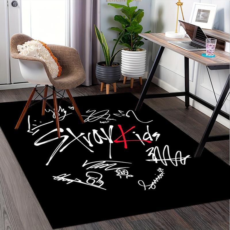 1pc Office Kpop Staykids Rug Chair Mats Study Room Carpet Office Supplies Christmas Gift Q131