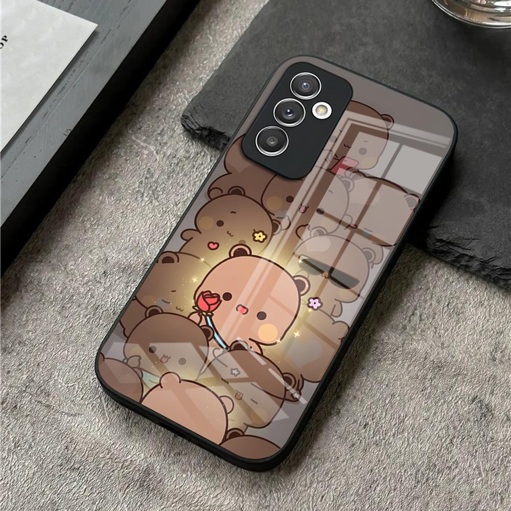 Cute BuBu DuDu Phone Case For S24 Ultra Samsung S23 S22 S20 Fe S21 Plus Galaxy A54 A34 A24 A53 Glass Cover