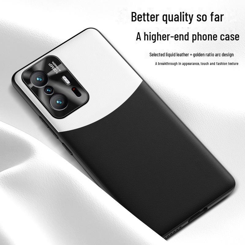 Capa de couro líquido Xiaomi 11T: Capa protetora antiqueda e antiincrustante, envio em uma única peça.