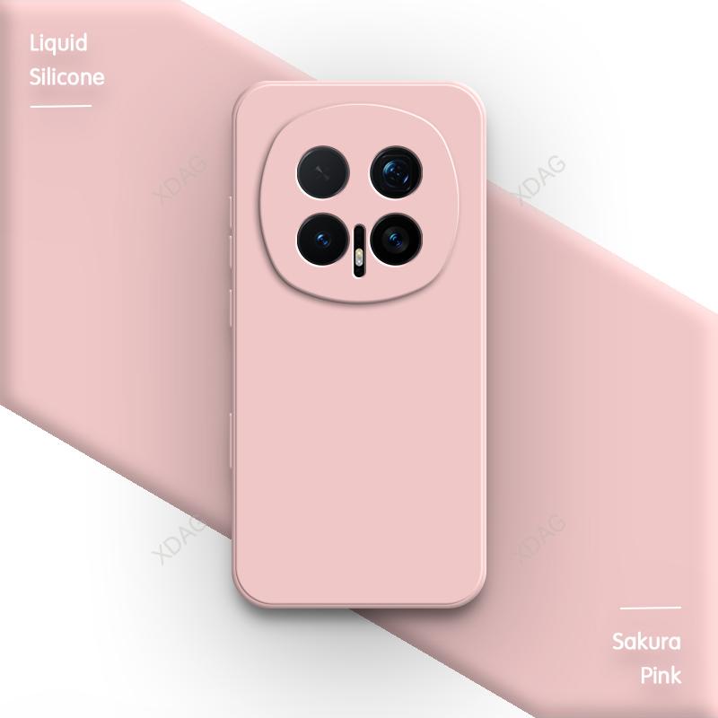 Original Liquid Silicone Soft Phone Case for Honor Magic8 Magic 8 Pro 8Pro 5G Funda Lens Protection Internal Flocking Back Cover