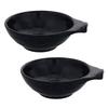 Tableware East Mino Yaki Tonsui Set of 2 Japanese Tableware Bowls, (Matte Black)