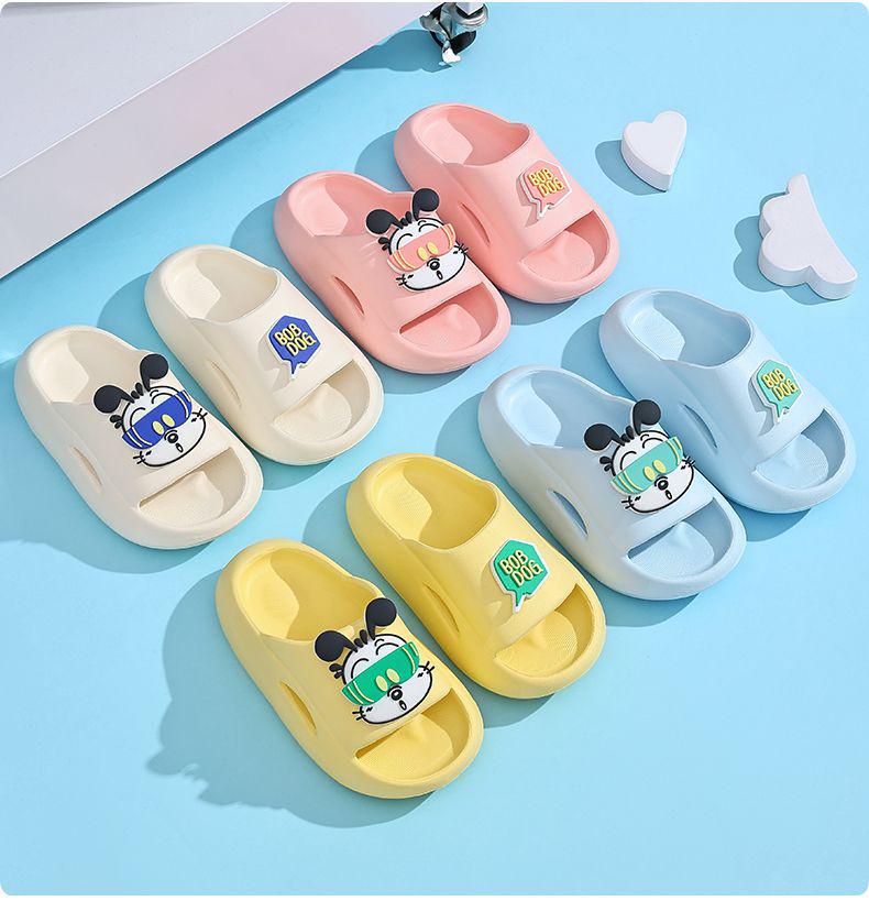 Babu Dou Kids' Non-Slip Summer Slippers for Boys & Girls - Soft Sole for Indoor/Outdoor Use