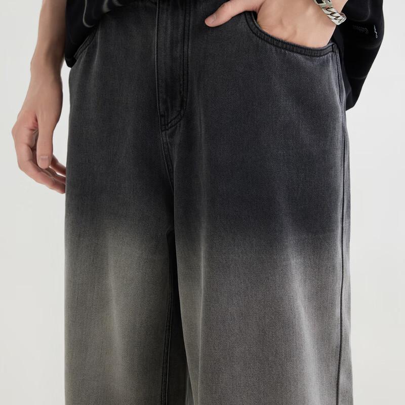 

Прямые джинсы Cabbeen 25SS из смеси тенселя с градиентной стиркой XL