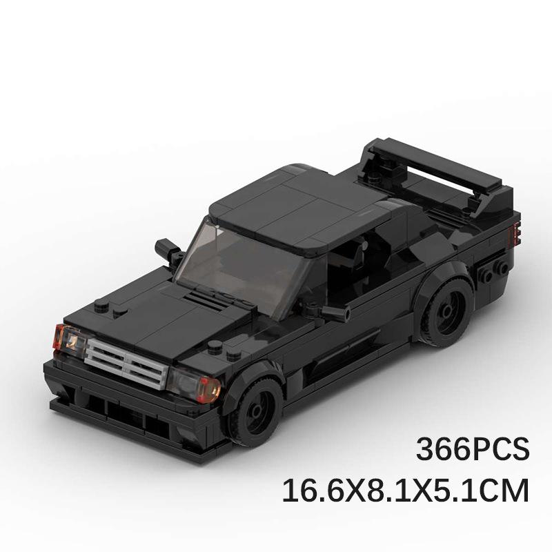Building Blocks Mercedesed-Benzed Speed Techniced 190E EVO II small particle assembly mini car vehicle model toy gift Educational DIY Puzzle STEM
