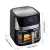 European Multifunctional Smart Electric Fryer, Stainless Steel Air Fryer with Large Capacity, Household Model