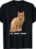 [Fun Cat Graphic Tee] Men's Retro Graphic T-Shirt - Soft & Comfortable, "I Do Wh
