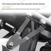 Stainless Steel Exhaust Hanger Reinforcement Bracket for CFMOTO 450MT Rear Footrest Removal
