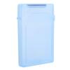 2.5in Hard Disk Storage Box ABS Material HDd SSD Dustproof and AntiStatic Protection Case(Blue ) (Not Inclube Hard Disk)