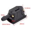 Adjustable Car Washer 4-Way Wiper Nozzle, 8mm/9mm Arm, Four-Hole Sprayer