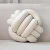 Ins Nordic Hand-woven Three-strand Rope Knotted Ball Pillow Creative Children's Living Room Bedroom Pillow