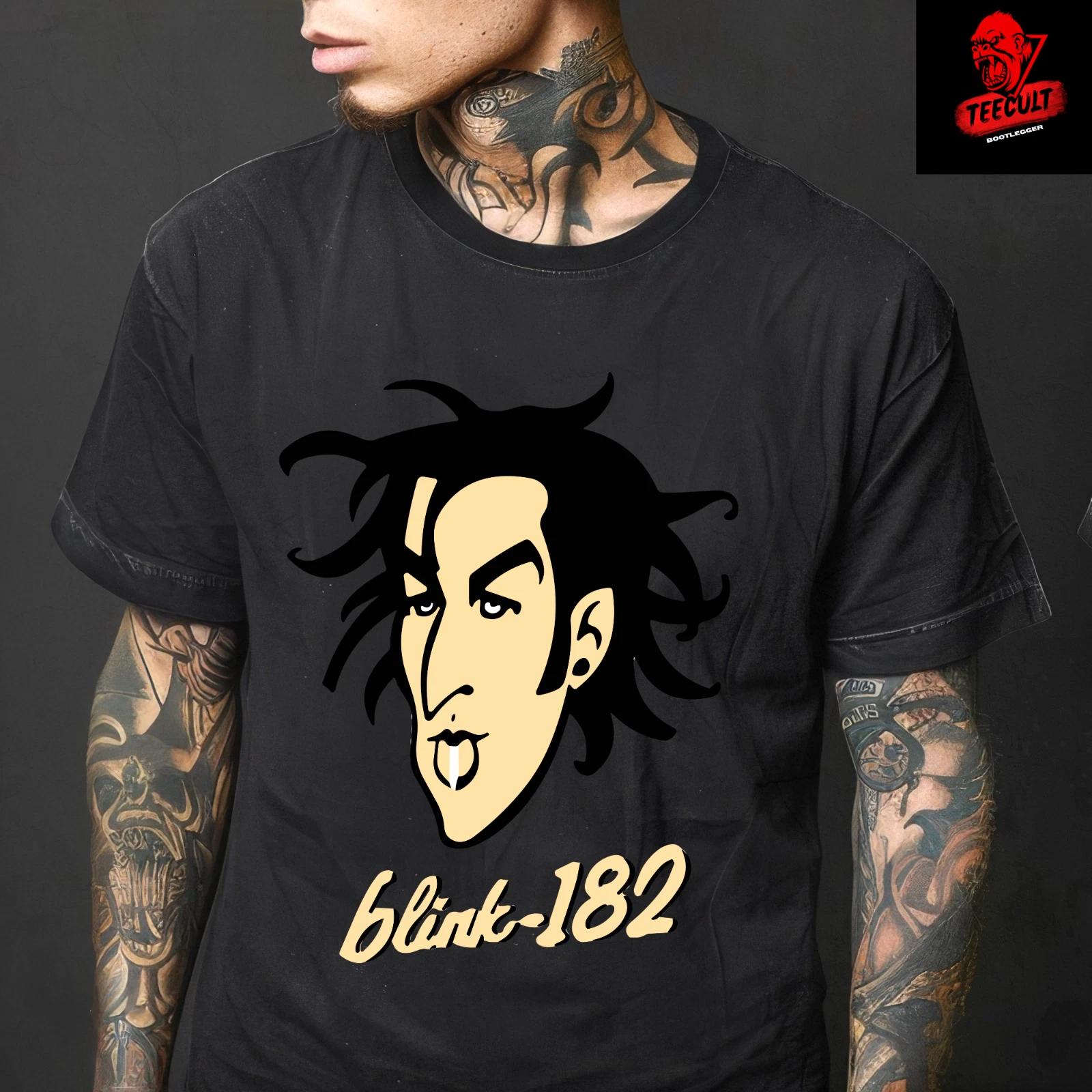 Men s and Women s T-shirts Blink 182 Travis Barker Punk Rock Unisex Heavy Cotton L