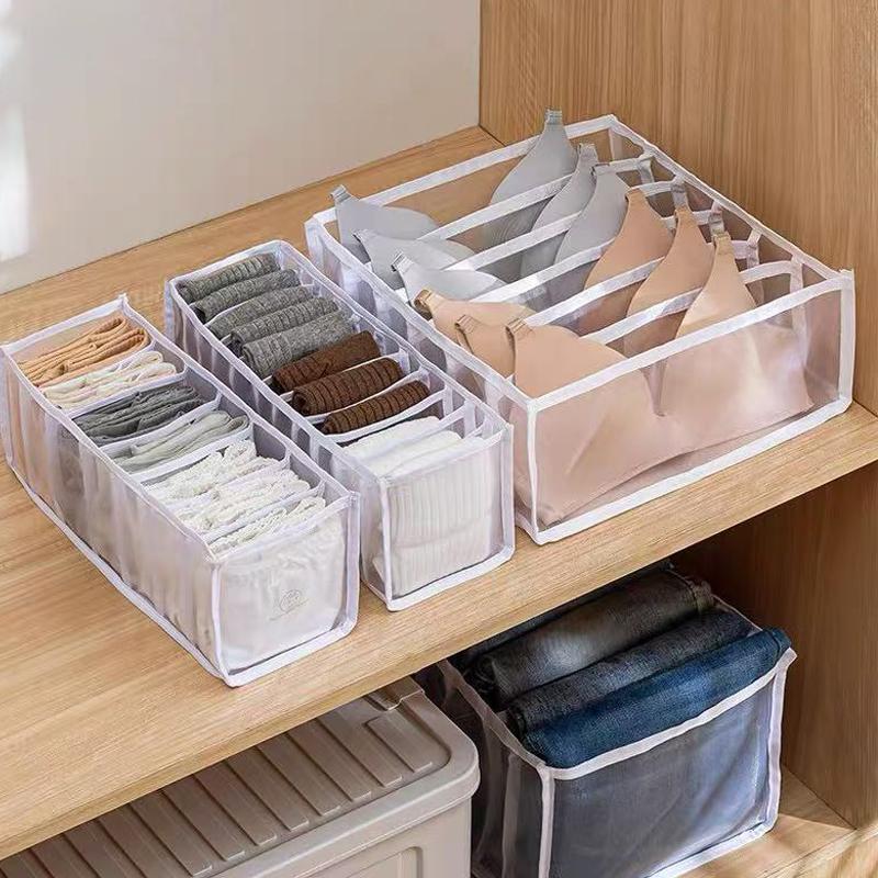 Underwear Organization Closet Bra Storage Box Cabinet Drawer Organizer Pants Scarf Jeans Organizers Box Wardrobe Clothing Storag