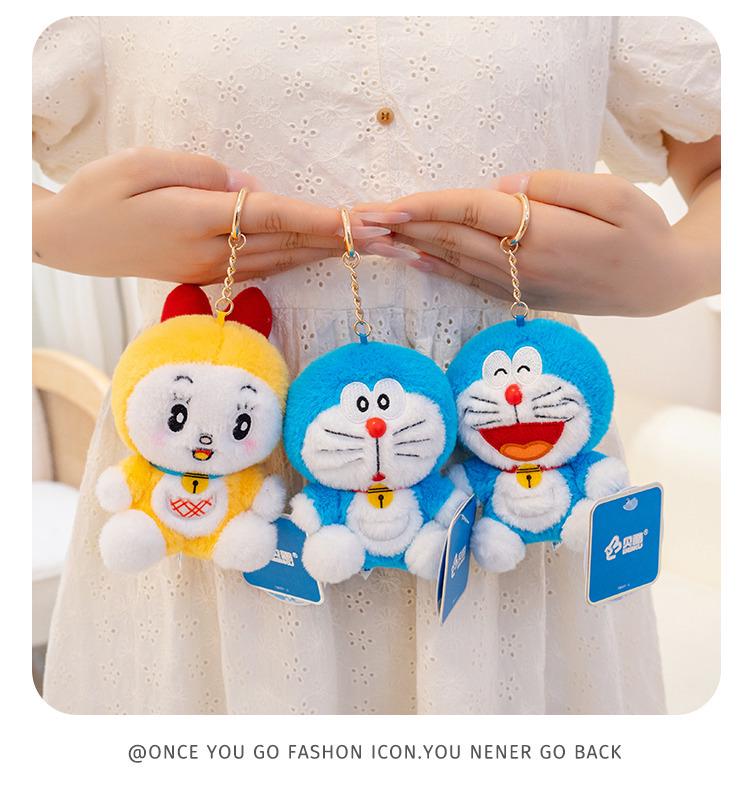 Authentic Doraemon Candy Series Toy Pendant Plush Keychain