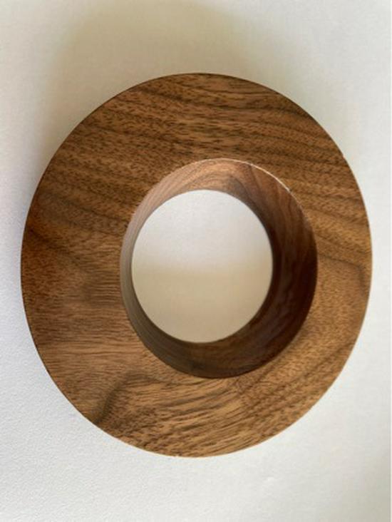 Walnut Wood Pour-Over Coffee Filter Holder Stand for V60, Origami, Glass, and Ceramic Filters коричневый