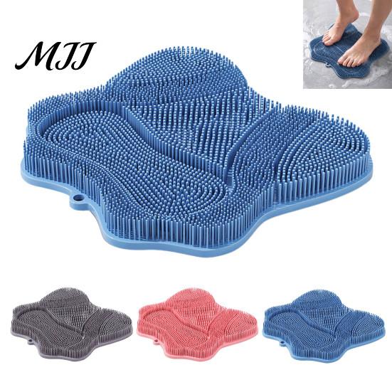 Pet Bath Massage Brush Mat with Suction Cups, Durable Soft TPE Self Grooming Silicone Brush, Hair Removal And Body Care Wall Mounted Dog Accessory