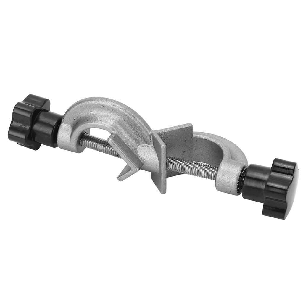 Cross Clamp Holder Stainless Steel Laboratory Stand Clamp Holder for Home Research Institute Use