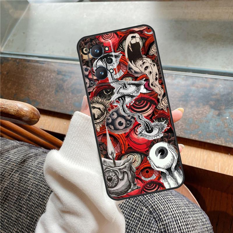 Scary Face Eyes Case For Realme 15 Pro GT7 GT6 11 12 13 14 Pro Plus C55 C51 C53 C35 C33 C61 C65 C67 C71 C75