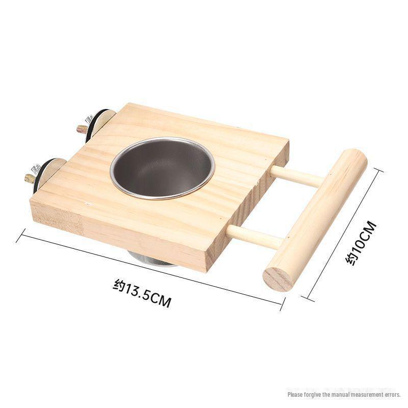 

Кормушка для птиц из нержавеющей стали: Кормушка для попугаев с матовой подставкой