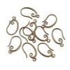 10pcs 19x11mm High Quality Classic 8 Colors Plated Brass French Earring Hooks Wire Settings Base Settings Whole Sale