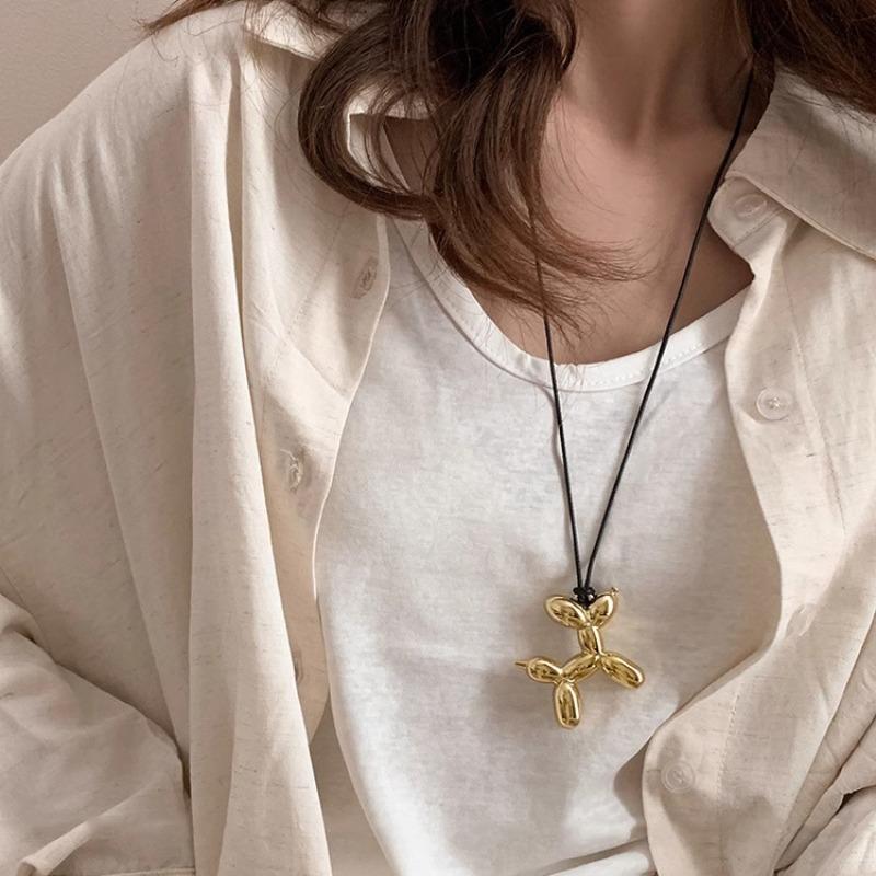 Ozean Patrick Star Lange Halskette Damen Nische Vintage Vielseitige Pulloverkette Hals