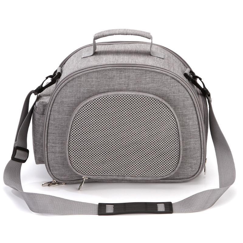 Foldable Cat Carrier, Handheld Shoulder Backpack For Travel, Vet Visits And Outdoor Use With Small Cats