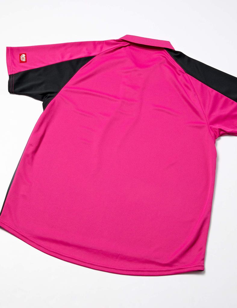 Mizuno Table Tennis Game Short JTTA Berry XL Shirt, Sleeve, Moisture-Wicking, Quick-Drying, Stretch, Certified, 82JA8010, Unisex, Pink,