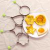 Stainless Steel Eggs Rings Mold With Handle Round/Bear/Flower/Star and Heart Shaped Egg Mold Baking Tools Kitchen Accessories