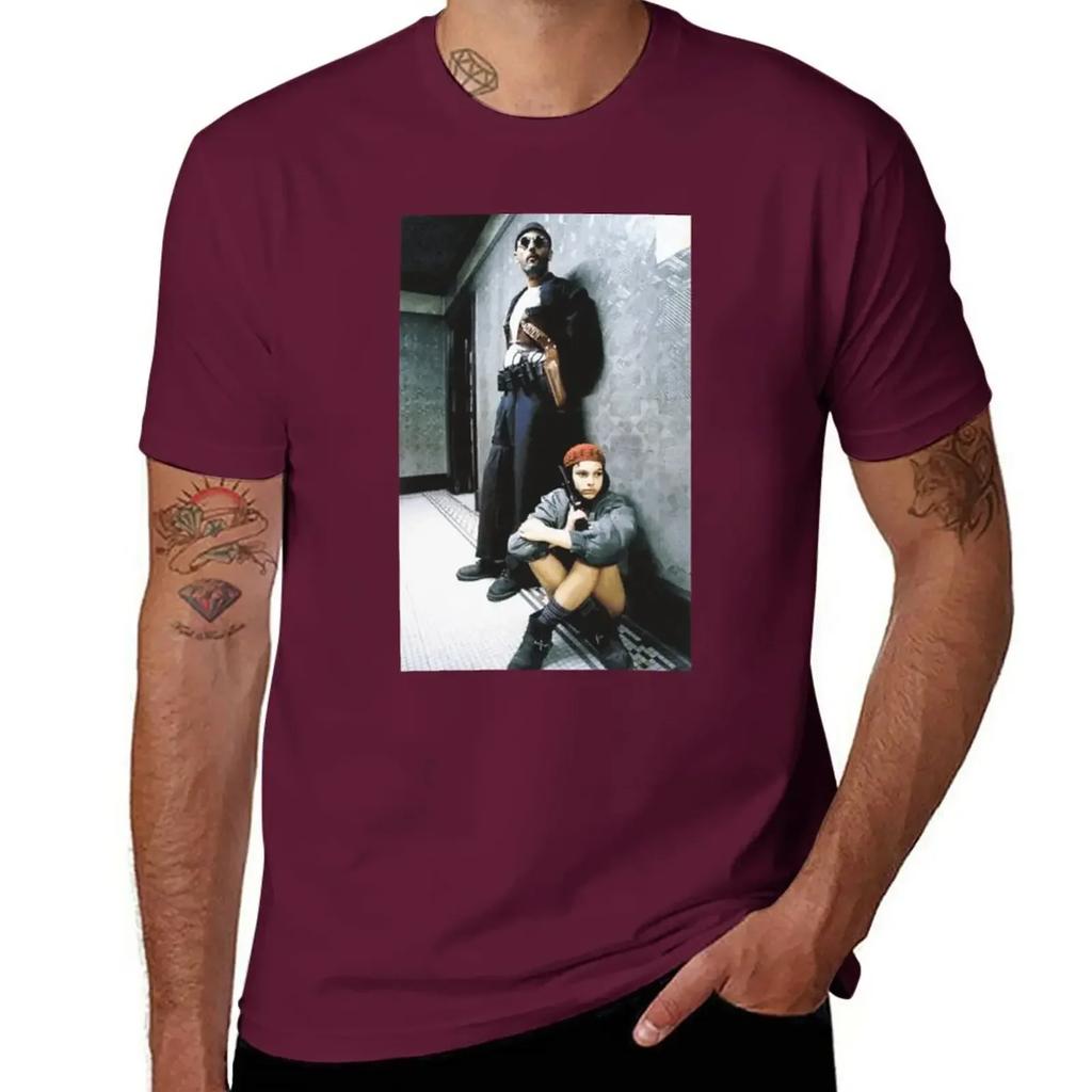 Leon The Professional Tshirt Oversizeds Customs Design Your Own Plus Size Tops Unisex Workout Shirt