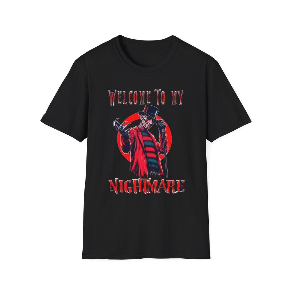 Freddy Krueger – Welcome To My Nightmare T-Shirt – Alice Cooper Horror Mashup