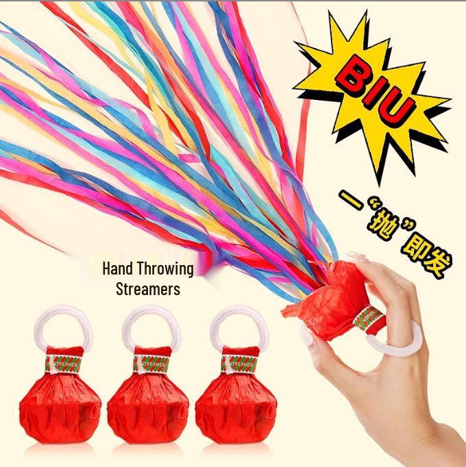 Automatic Inflatable Confetti Gun - Birthday Party & Wedding Handheld Firework Spray Tube