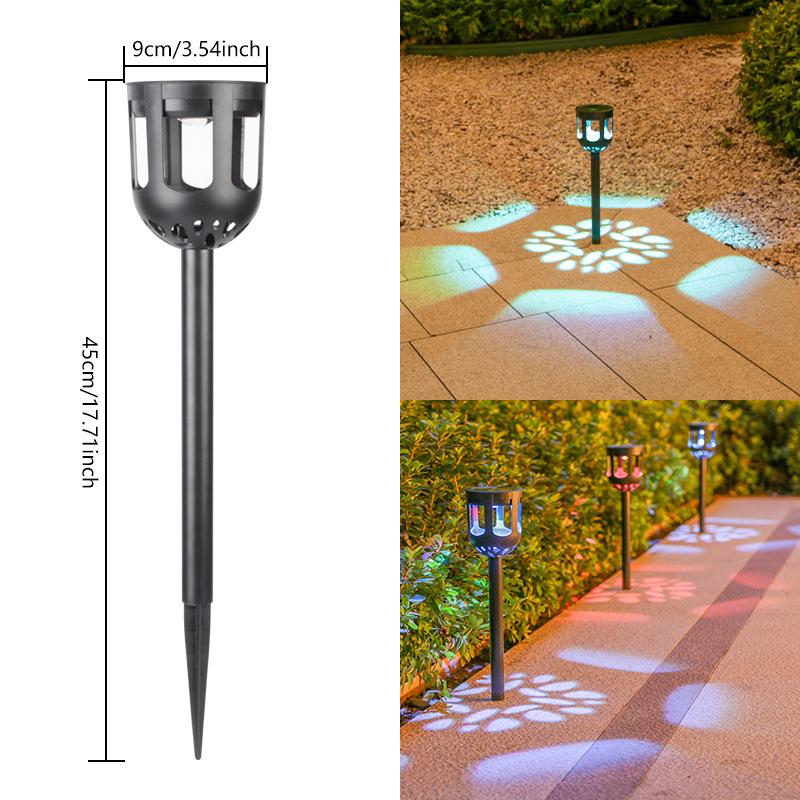 Solar Ground Stake Lights - Waterproof Outdoor Lawn and Garden Decor